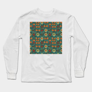 Hawaiian Floral Elegance Long Sleeve T-Shirt